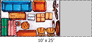Storage unit 10x15 and 11x15
